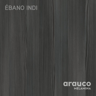 MDF MEL. ÉBANO FOR 15MM 2/C 1.22*2.44