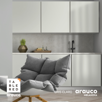 MDF MEL. GRIS CLARO MATE 15MM  2/C 1.22*2.44 - Image 2